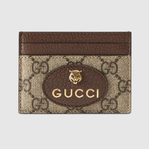 AUTHENTIC GUCCI Vintage GG Supreme Card Case